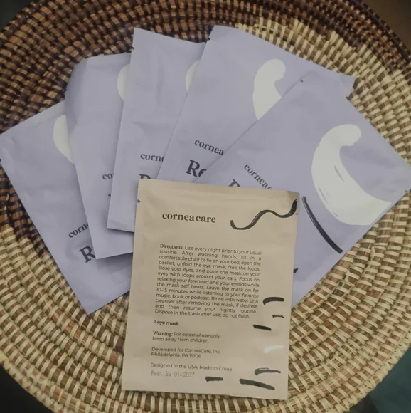 Cornea Care Rest Self-Heating Eye Masks, Pack of 6 NEW - Picture 12 of 14